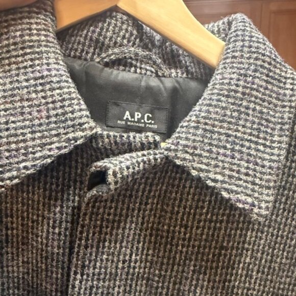 A.P.C. Harris Tweed Coat Size XS - Mint Condition - Picture 5 of 7